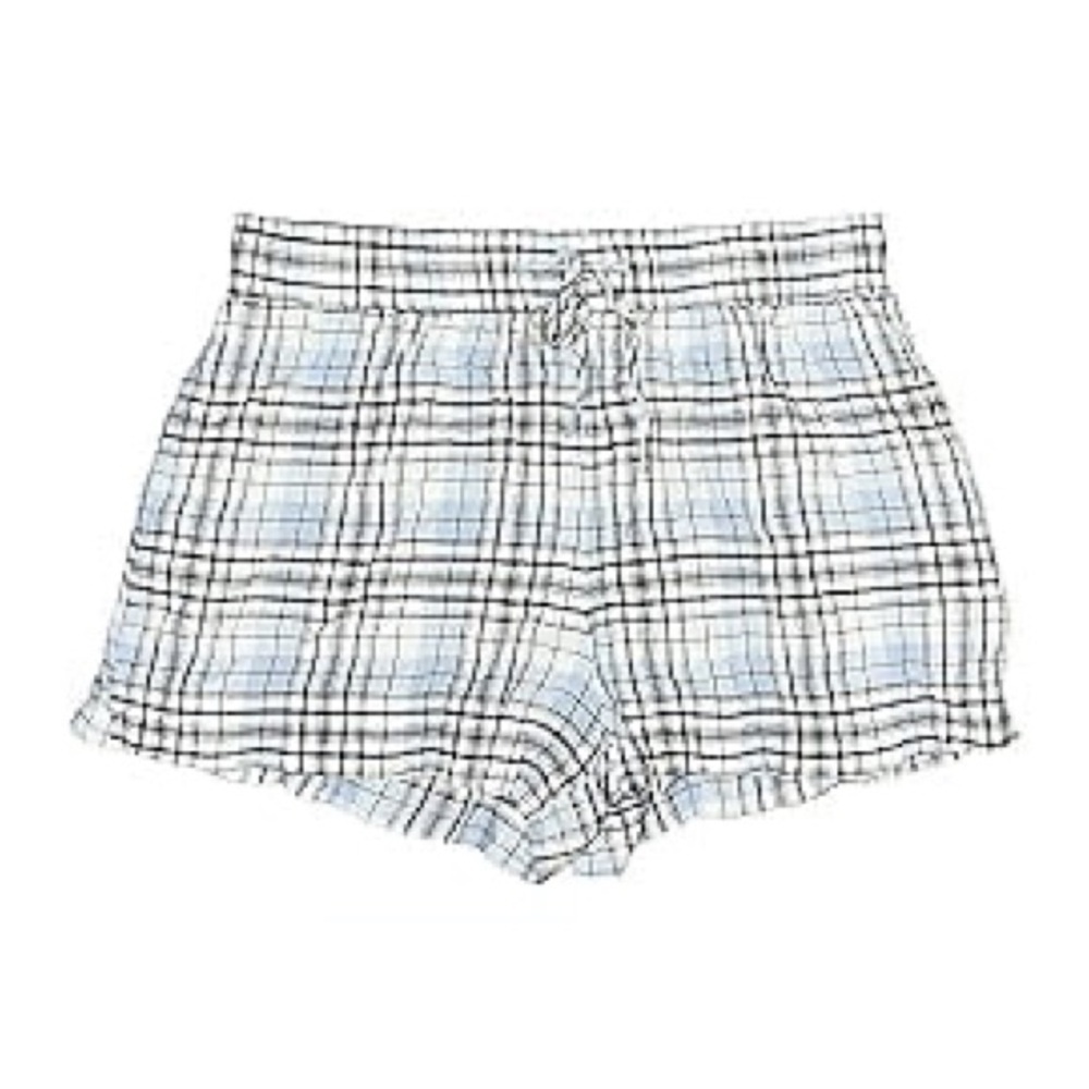 NWT Melrose and Market Blue and Gray Checkered Shorts XS